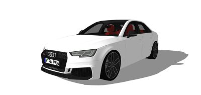 Audi RS4 奥迪精品汽车模型